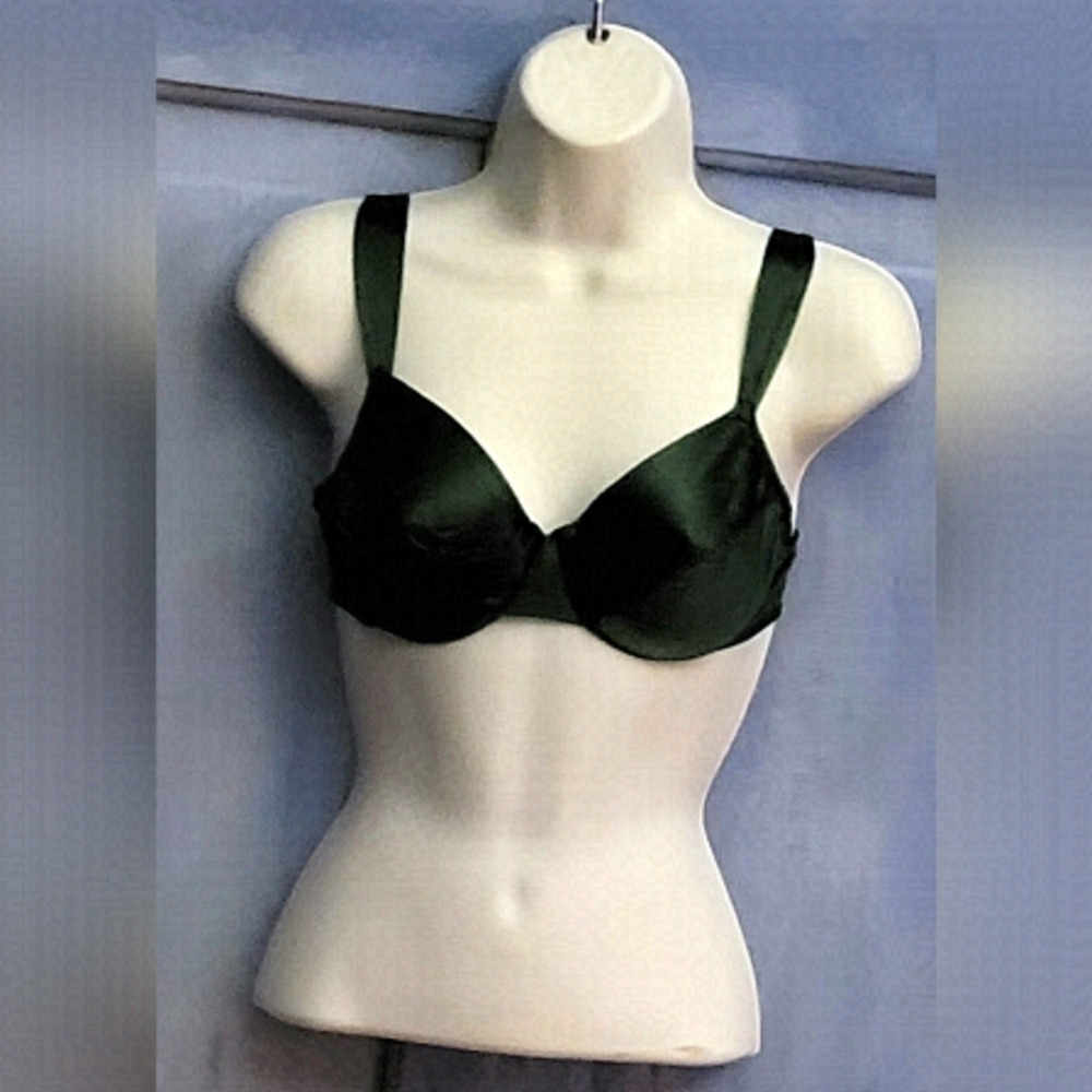 Victoria's Secret non padded  metallic green bra